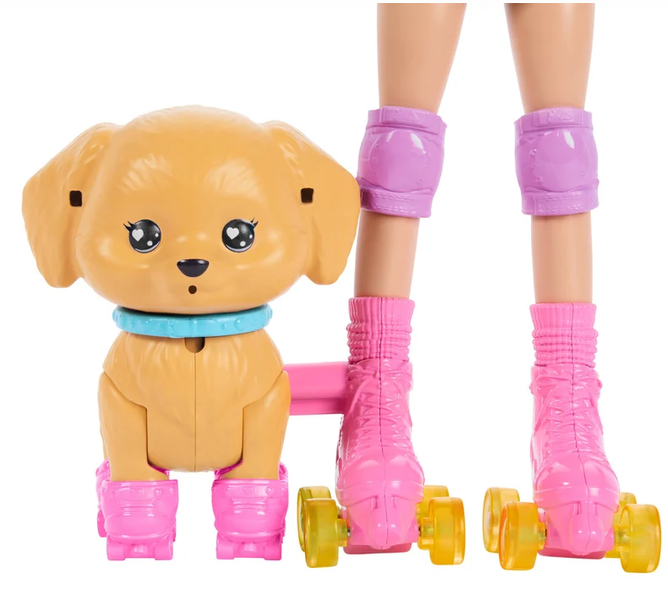 Barbie Pets Doll - Skate N Run Pup Blonde