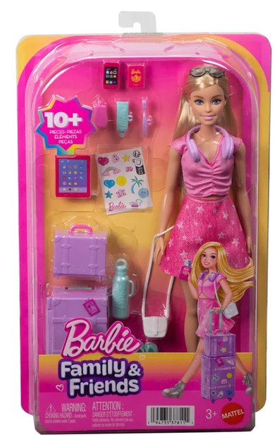 Barbie Family & Friends Adventures With Malibu Doll