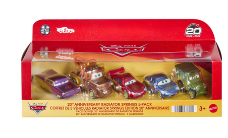Disney Cars Diecast 20th Anniversary Radiator Springs 5pk