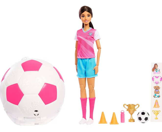 Barbie Career Burst Ball - Soccer