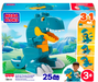 Meg Bloks 3 In 1 Build 7 Chomp Dinosaur 25pc Block Set Ages:3+