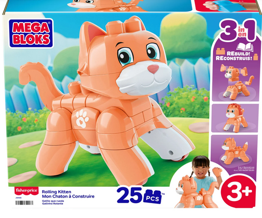 Mega Blocks Rolling Kitten