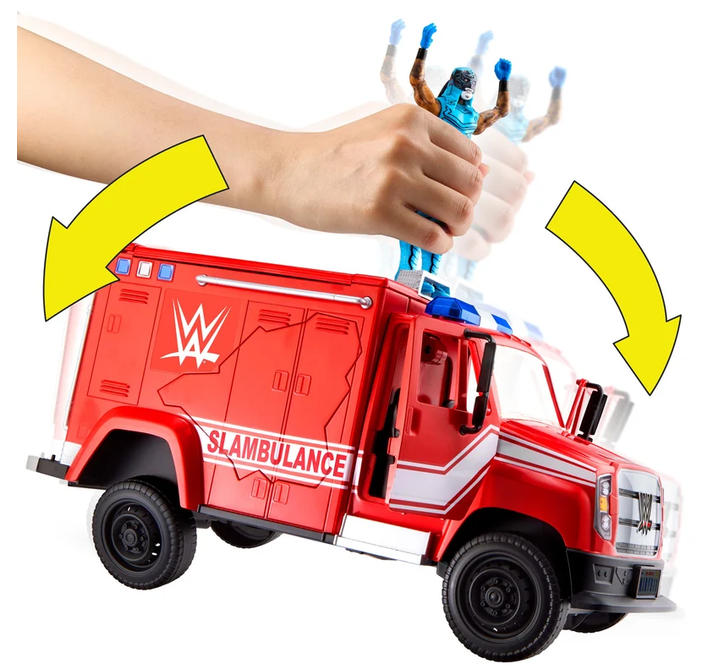 Wwwe Wrestling Wrekkin Slambulance Playset