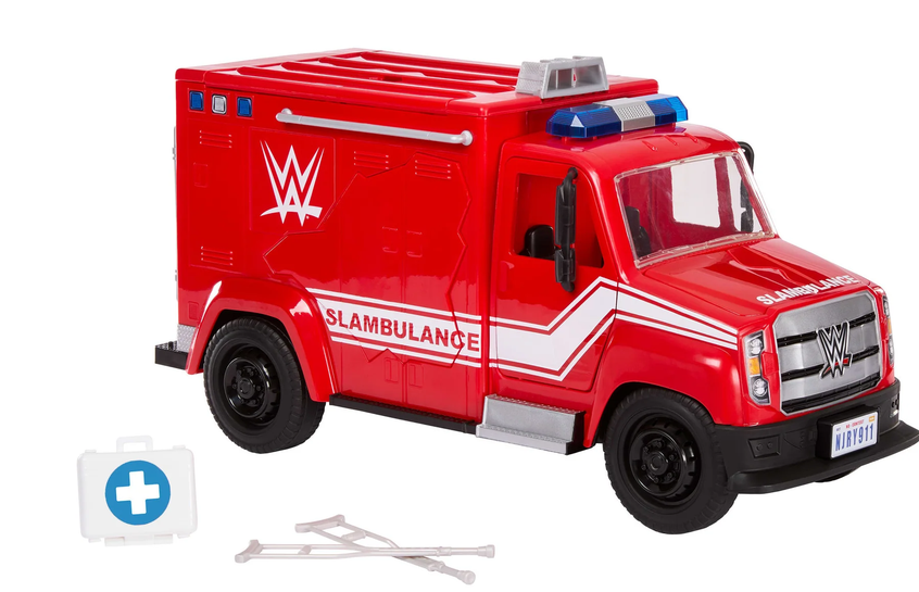 Wwwe Wrestling Wrekkin Slambulance Playset