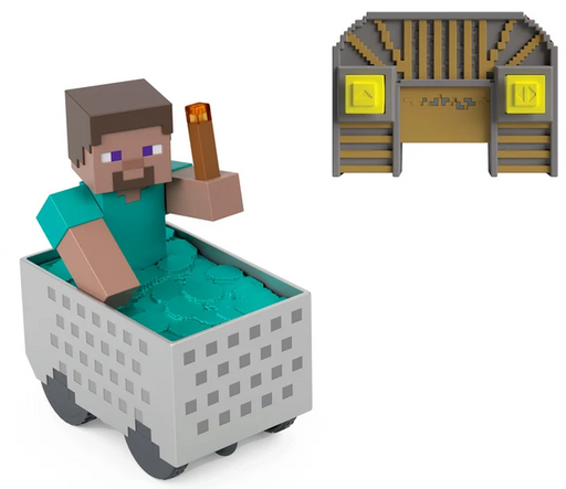 Minecraft Rc Steve With Minecart