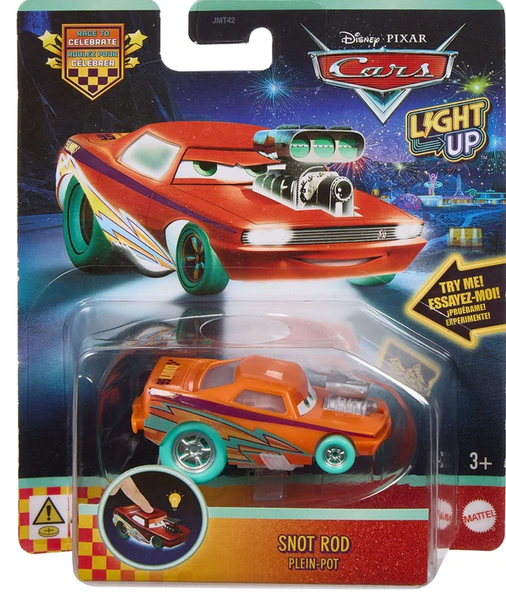 Disney Pixar Light Up Snot Rod Car