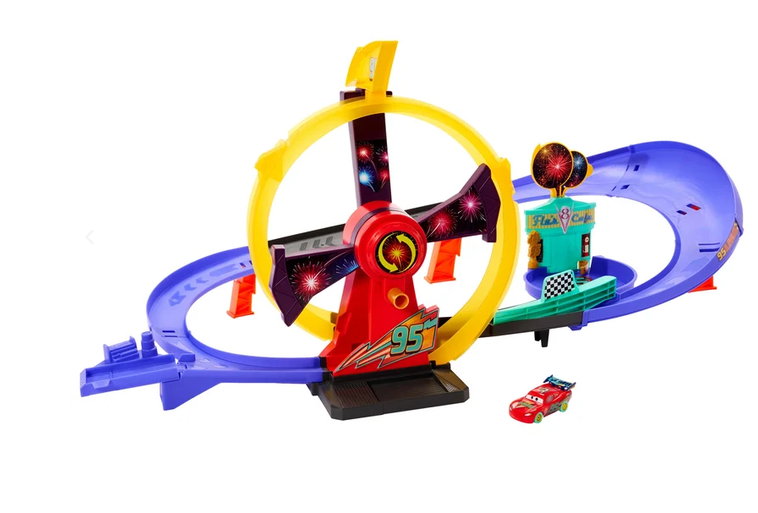 Disney Pixar Cars Light Up Light Up Lightning Mcqueen Celebration Raceway