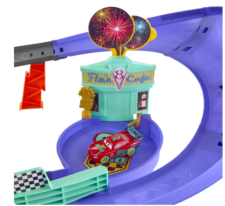 Disney Pixar Cars Light Up Light Up Lightning Mcqueen Celebration Raceway