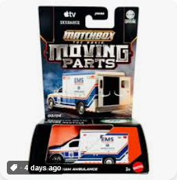 Matchbox The Movie Moving Parts Assorted