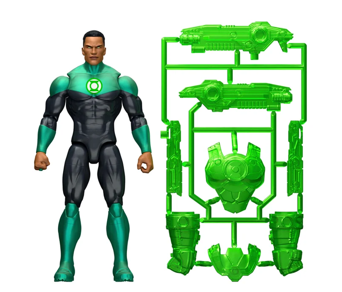 Dc Green Lantern (john Stewart) 6 Inch Fig