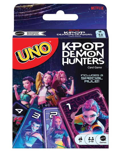 Uno K-pop Demon Hunters Card Game