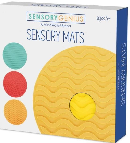 Sensory Genius Round Textured Mats Set Of 4 (ages:5+)