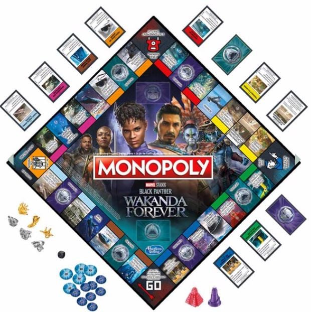 Monopoly Black Panther Wakanda Forever