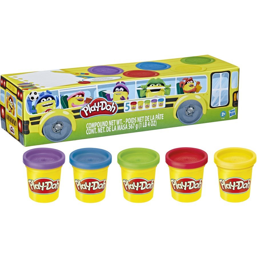 Play-Doh Back To School 5 Confezione – Pasta Modellabile Per Bambini - 2