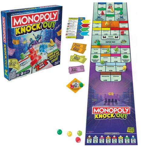 Monopoly Knockout Board Game