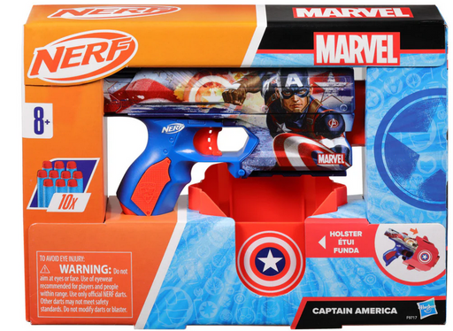 Nerf Ink Marvels Captain America Blaster