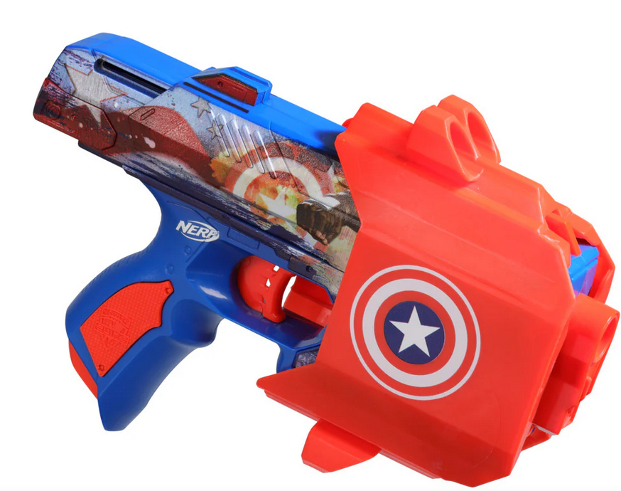 Nerf Ink Marvels Captain America Blaster