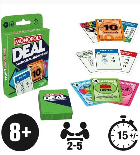 Monopoly Deal Card Game Refresh