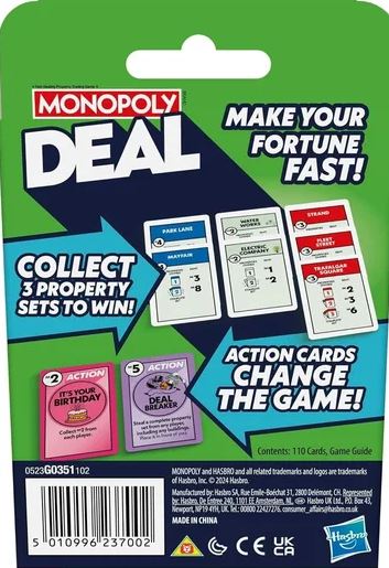 Monopoly Deal Card Game Refresh