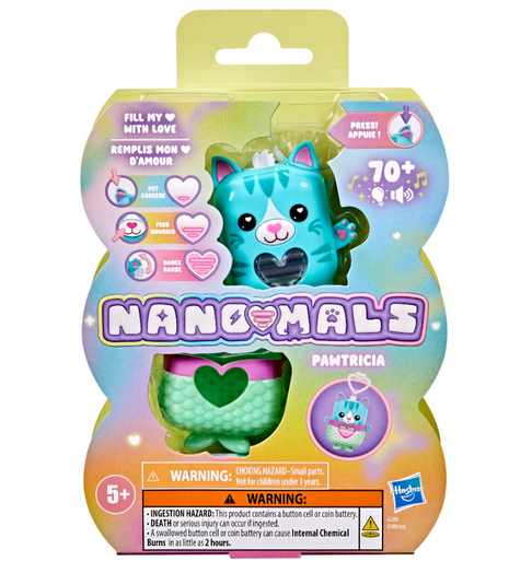 Nanomals Interactive Pet With Outfit & 70+ Sounds Assorted