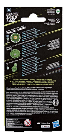 Beyblade X X-over Project Draciel Shield 7-60d