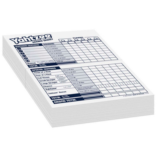 Yahtzee Score Pad Refresh