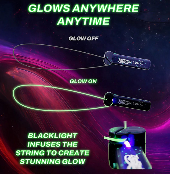 Zipstring Luma Glow In The Dark Floating String Loop