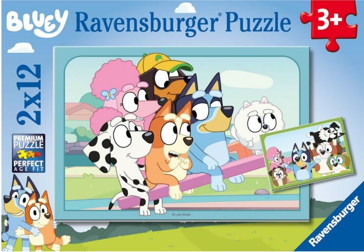 Ravensburg Fun With Bluey 2 X 12 Pc Puzzle Rb05693-4