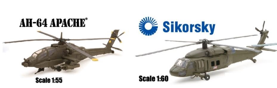 Sky Pilot Airforce Die-cast Helicopter