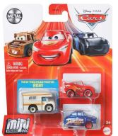 Cars Mini Racers 3 Pack Assorted
