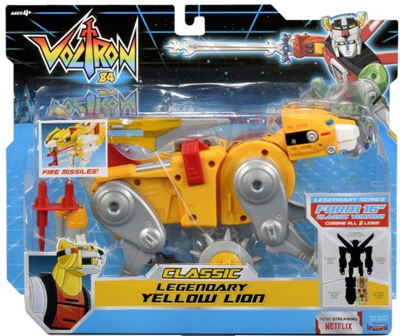 Voltron Classic Combinable Yellow Lion Collectable