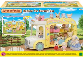 Sylvanian Families Rainbow Fun Nursery Bus Sf5744