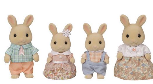 Sylvanian Families Milk Rabbit Family Sf5706