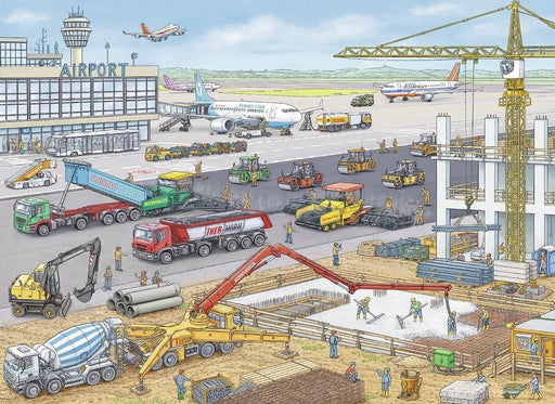 Ravensburg Airport Construction Site 100 Pc Puzzle Rb10624-0