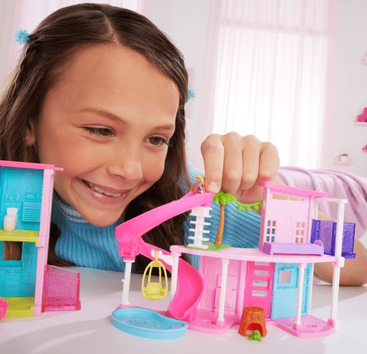 Barbie Miniland House With Slide