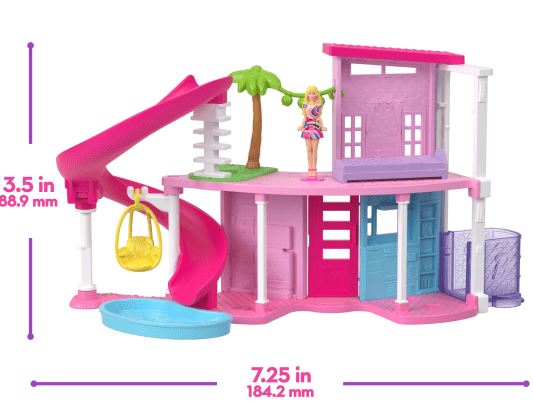 Barbie Miniland House With Slide