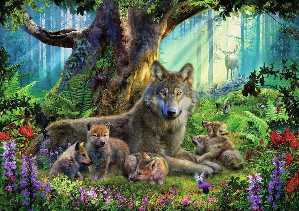 Ravensburger Wolves In The Forest 1000 Pc Puzzle