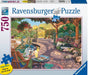Ravensburger Cosy Backyard Bliss 750 Pc Large Format Puzzle