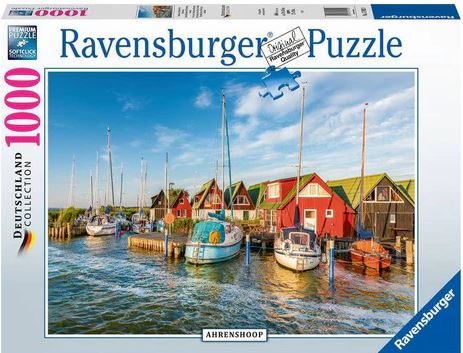 Ravensburger Colourful Harbourside Germany 1000 Pc Puzzle