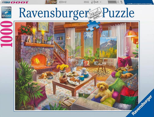 Ravensburger Cozy Cabin 1000 Pc Puzzle