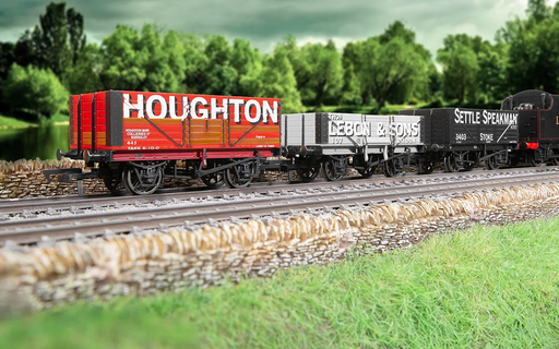Hornby Triple Wagon Pack Houghton Main Thos. Lebon & Sons & Settle Speakman Era 3
