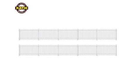 Oeco Ratio Gwr Station Fencing White Straight
