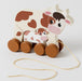 Wooden Pull A-long Cow And Baby Calf Toy