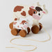 Wooden Pull A-long Cow And Baby Calf Toy