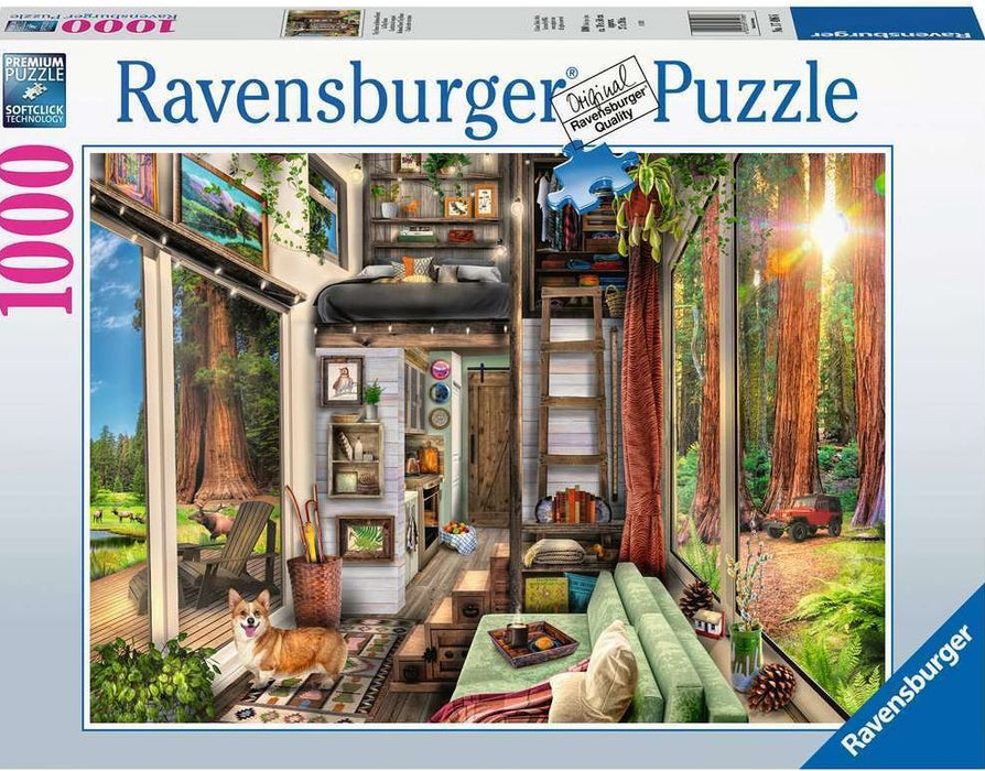 Ravensburger Redwood Forest Tiny House 1000 Pc Puzzle