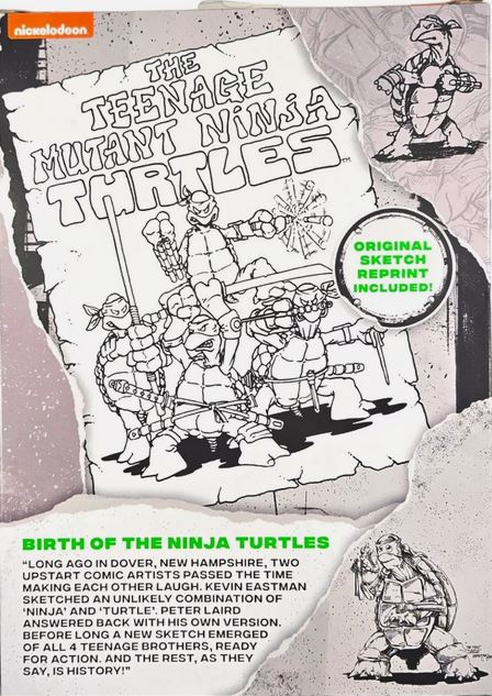 Teeneage Mutant Ninja Turtle Raphael 40th Ann B/w Original Sketch 