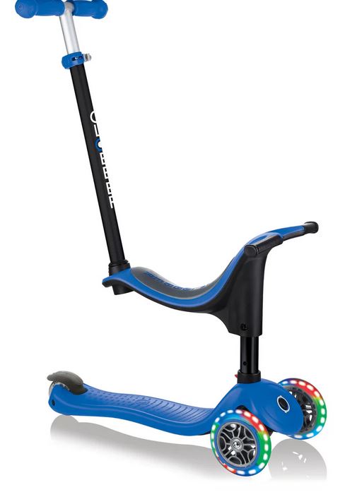 Globber Go Up Sporty Lights Scooter Blue