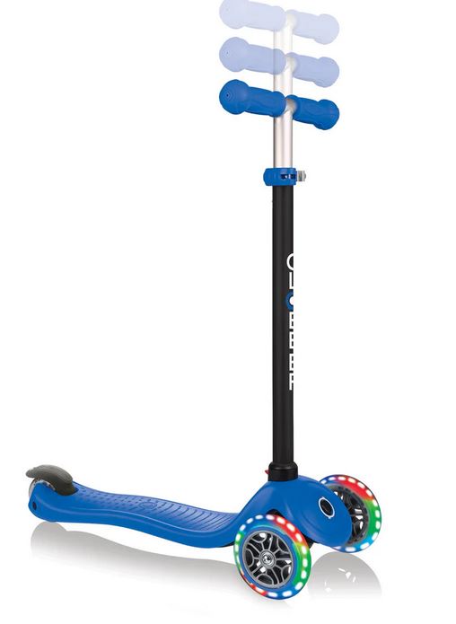 Globber Go Up Sporty Lights Scooter Blue