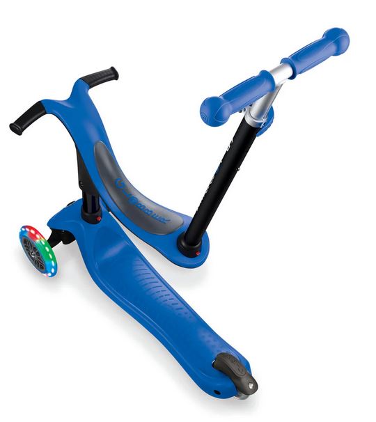 Globber Go Up Sporty Lights Scooter Blue