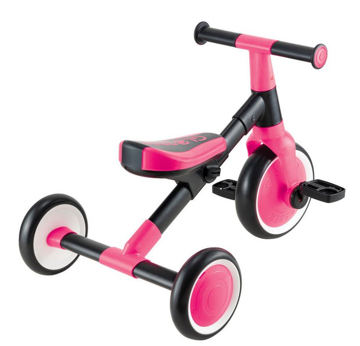 Globber Learning Trike Fuchsia Pink 2 In 1